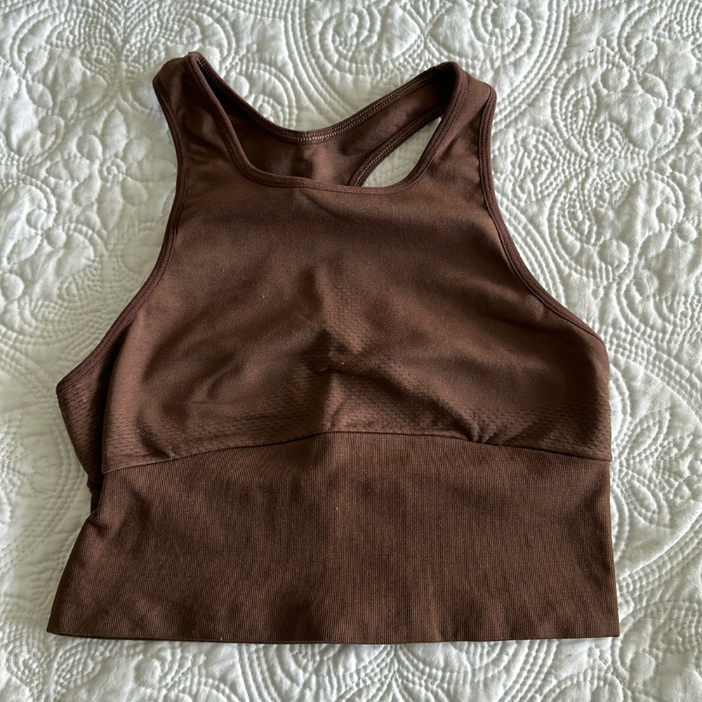 Free People High neck sports bra